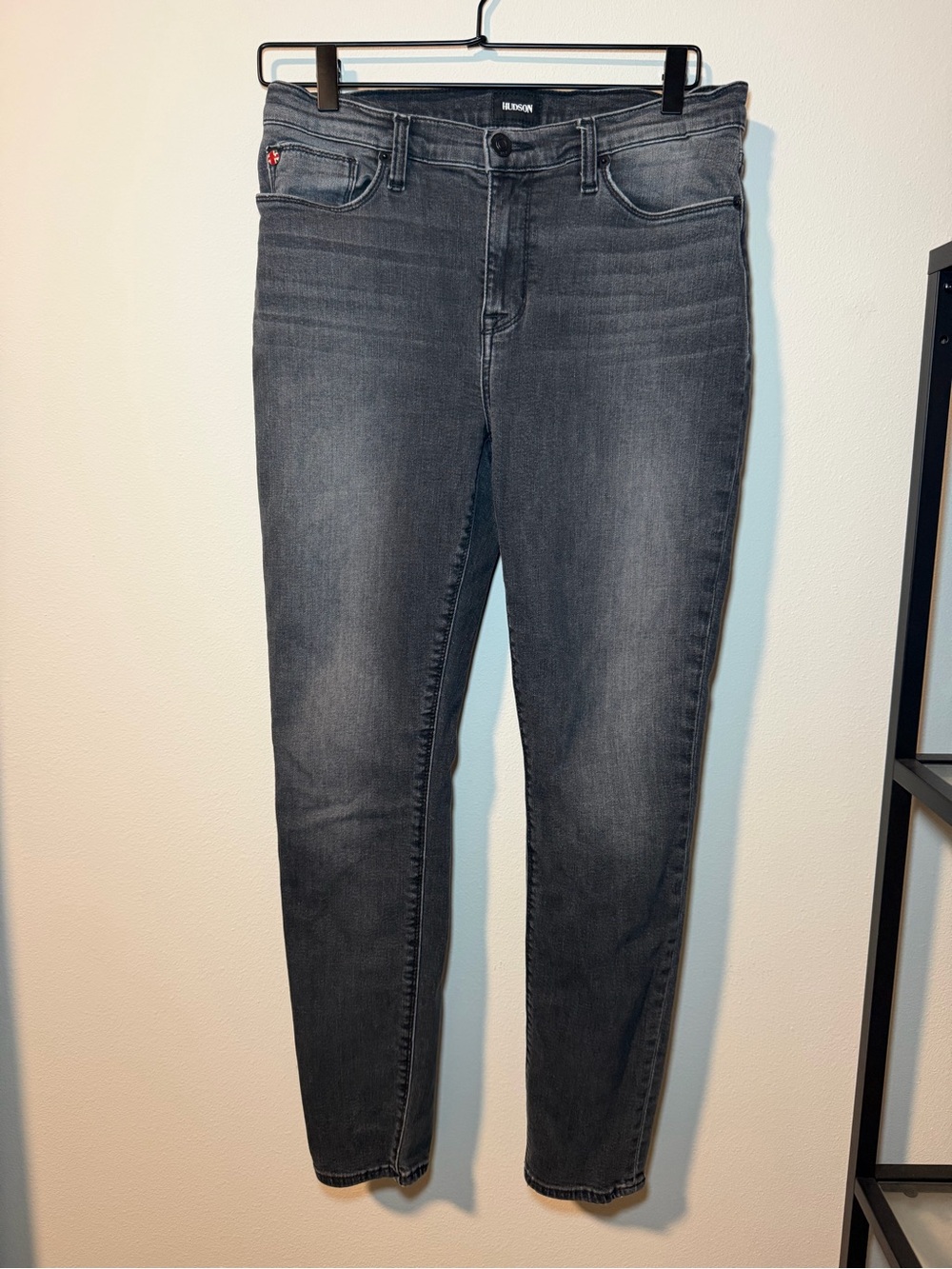 Hudson Women's Faded Gray Natalie Super Skinny Jeans